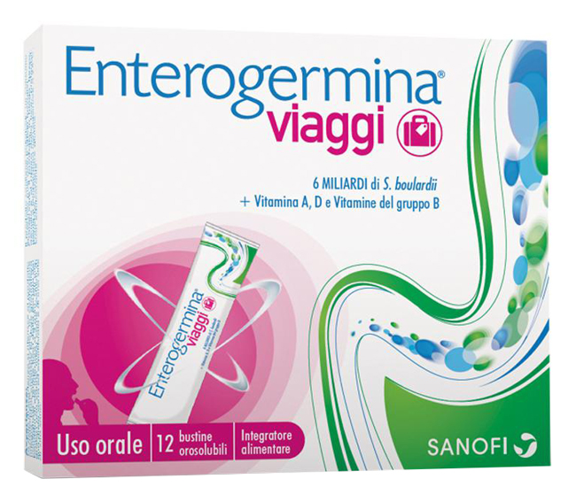 ENTEROGERMINA VIAGGI 12 BUSTINE OROSOLUBILI CONFEZIONE STANDARD - farmacialombardia.it
