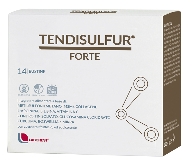 TENDISULFUR FORTE 14 BUSTE 119 G - farmacialombardia.it