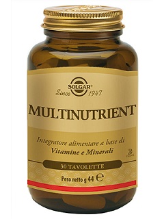 MULTINUTRIENT SOLGAR 30 TAVOLETTE - farmacialombardia.it