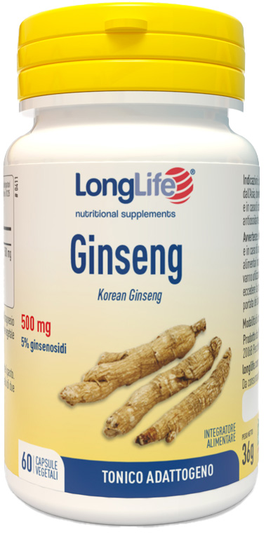 LONGLIFE GINSENG 5% 60 CAPSULE VEGETALI - farmacialombardia.it