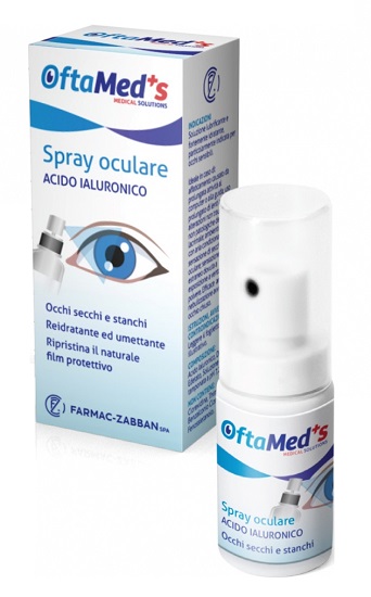 OFTAMED'S SPRAY CULARE OCCHI SECCHI E STANCHI ACIDO IALURONICO 10 ML - farmacialombardia.it