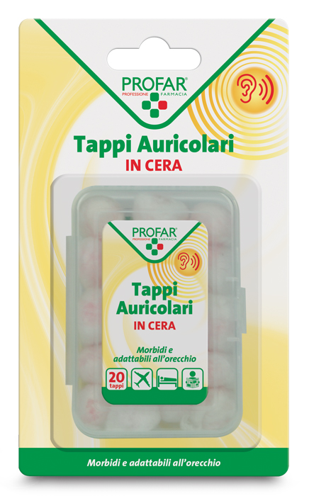 TAPPI AURICOLARI IN CERA 20 PEZZI PROFAR - farmacialombardia.it