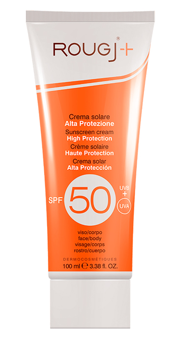 ROUGJ CREMA SOLARE CORPO ALTA PROTEZIONE SPF50 100 ML - farmacialombardia.it