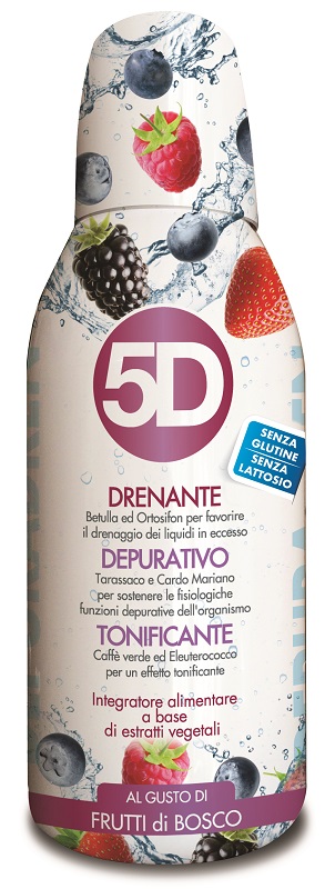 5D SLEEVERATO FRUTTI DI BOSCO 500 ML - farmacialombardia.it