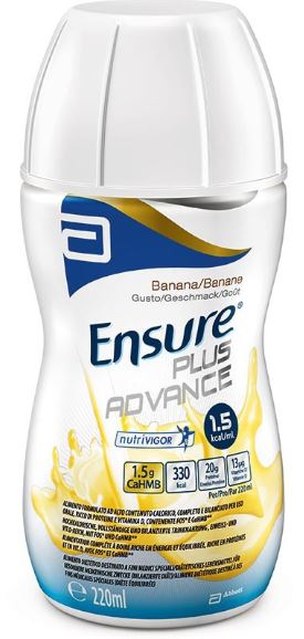 ENSURE PLUS ADVANCE BANANA 4 BOTTIGLIE DA 220 ML - farmacialombardia.it