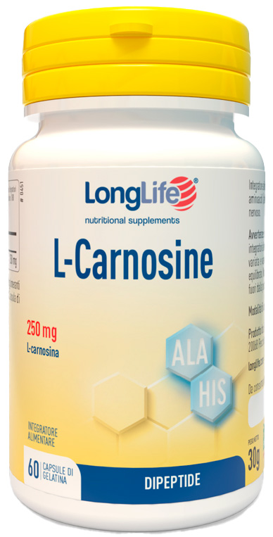 LONGLIFE L-CARNOSINE 60 CAPSULE - farmacialombardia.it