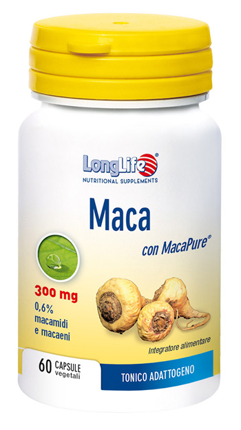LONGLIFE MACA 60 CAPSULE VEGETALI DA 550 MG - farmacialombardia.it