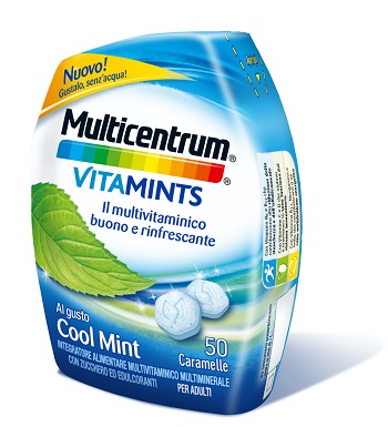 MULTICENTRUM VITAMINTS COOL MINT 50 CARAMELLE - farmacialombardia.it