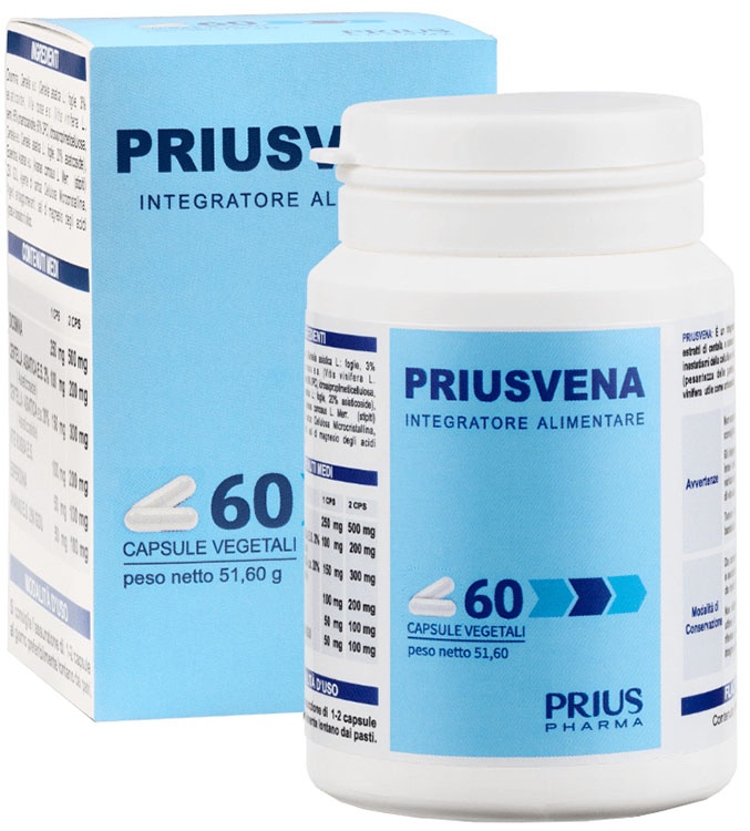 PRIUSVENA 60 CAPSULE - farmacialombardia.it
