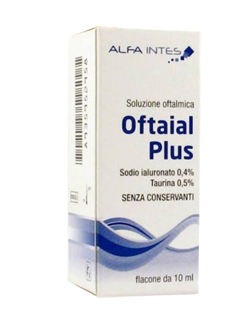 SOLUZIONE OFTALMICA OFTAIAL PLUS ACIDO IALURONICO 0,4% E TAURINA 10ML - farmacialombardia.it