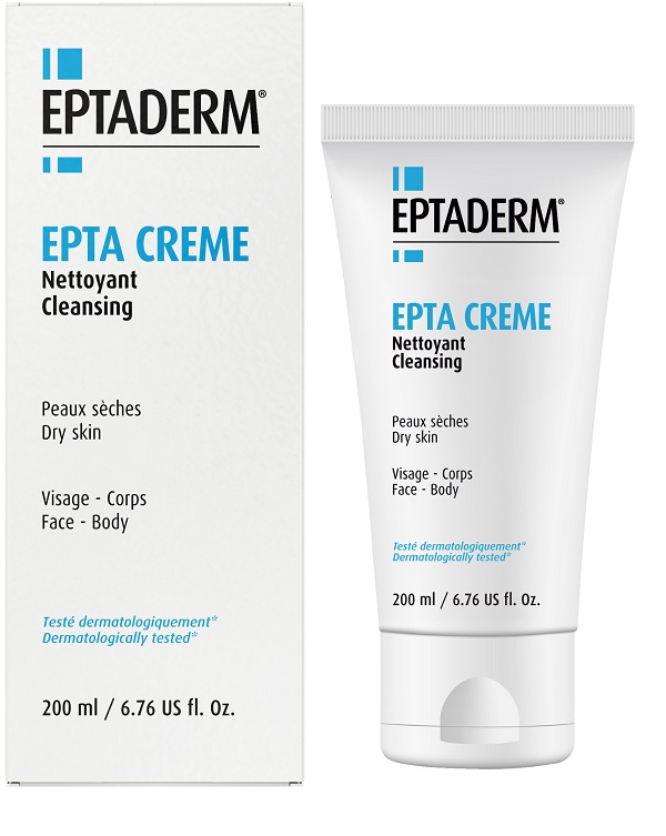 EPTADERM EPTA CREME DETERGENTE PELLI SECCHE VISO CORPO 200 ML - farmacialombardia.it