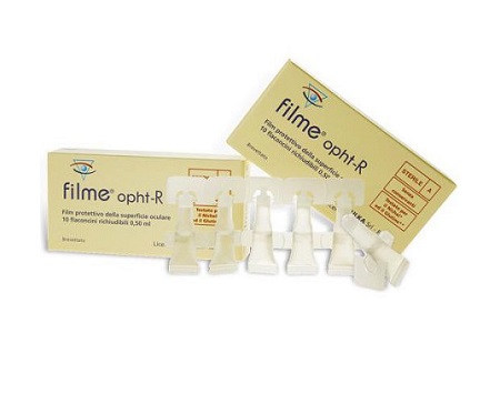 FILME OPHT-R LIQUIDO OFTALMICO PROTETTIVO 10 FLACONCINI 0,5 ML - farmacialombardia.it