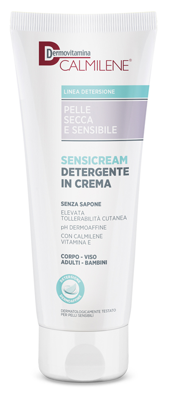DERMOVITAMINA CALMILENE SENSICREAM DETERGENTE IN CREMA SENZA SAPONE PER PELLE SECCA E SENSIBILE 250 ML - farmacialombardia.it