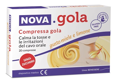 NOVA GOLA LIMONE/MIELE 20 COMPRESSE - farmacialombardia.it
