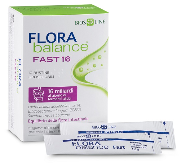 BIOSLINE FLORABALANCE FAST 10 BUSTINE OROSOLUBILI - farmacialombardia.it