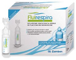 FLUIRESPIRA SOLUZIONE FISIOLOGICA STERILE 30 FLACONCINI MONODOSE DA 5ML - farmacialombardia.it