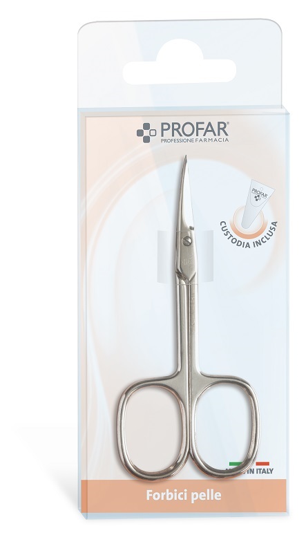 PROFAR FORBICINE PELLI PUNTA CURVA - farmacialombardia.it