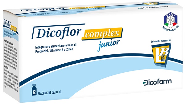 DICOFLOR COMPLEX JUNIOR 12 FLACONI DA 10 ML - farmacialombardia.it