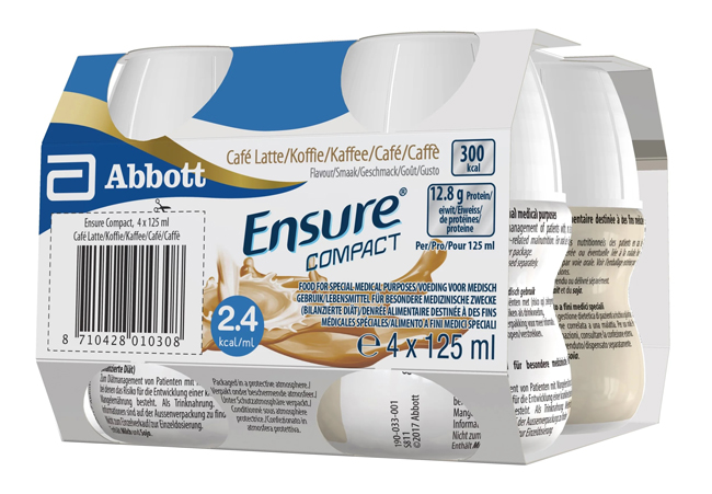 ENSURE COMPACT CAFFE 4 BOTTIGLIE DA 125 ML - farmacialombardia.it