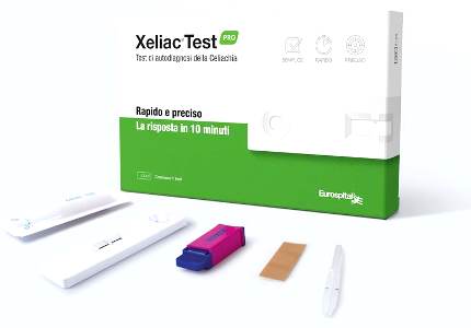 XELIAC TEST PRO DETERMINAZIONE ANTICORPI IGA E IGG ASSOCIATI ALLA MALATTIA CELIACA 1 PEZZO - farmacialombardia.it