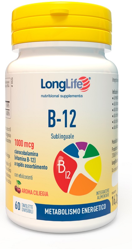 LONGLIFE B12 1000 MCG 60 TAVOLETTE - farmacialombardia.it