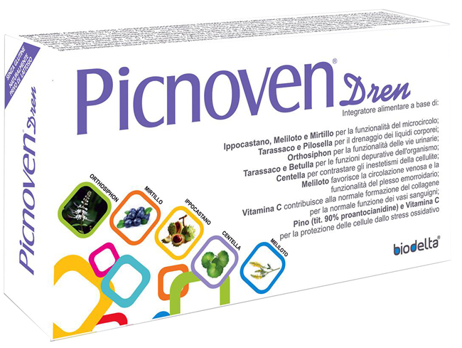 PICNOVEN DREN 100 COMPRESSE 62 G - farmacialombardia.it