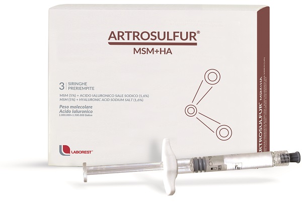 ARTROSULFUR MSM+HA SIRINGHE PRERIEMPITE INTRA-ARTICOLARI ACIDO IALURONICO 2 ML - farmacialombardia.it