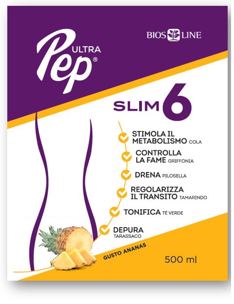 ULTRA PEP SLIM 6 ANANAS 500 ML - farmacialombardia.it