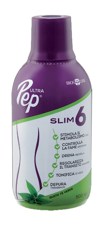 ULTRA PEP SLIM 6 TE' VERDE 500 ML BIOSLINE - farmacialombardia.it