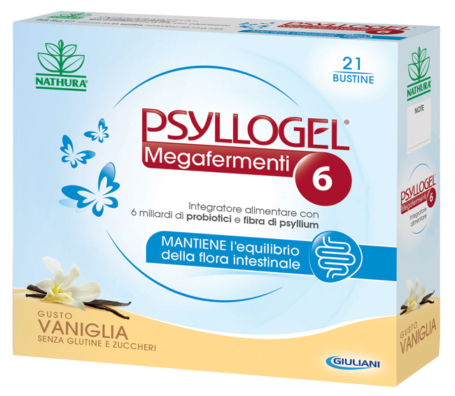 PSYLLOGEL MEGAFERMENTI 6 VANIGLIA 21 BUSTINE - farmacialombardia.it