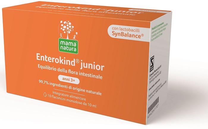 MAMA NATURA ENTEROKIND JUNIOR 10 FLACONCINI 10 ML - farmacialombardia.it