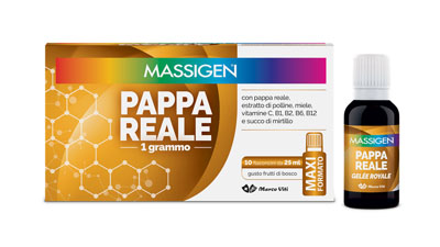 MASSIGEN PAPPA REALE 10 FLACONI DA 25 ML - farmacialombardia.it
