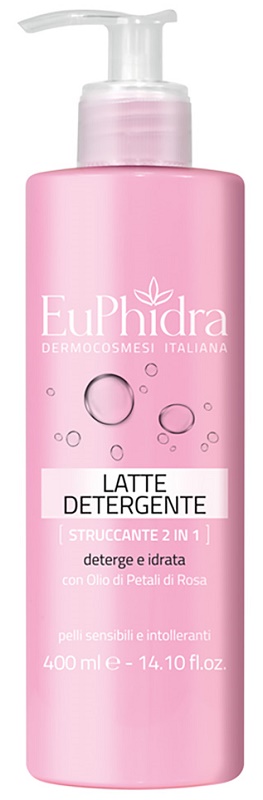 EUPHIDRA LATTE DETERGENTE STRUCCANTE 2IN1 400 ML - farmacialombardia.it