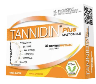 TANNIDIN PLUS 30 COMPRESSE MASTICABILI - farmacialombardia.it