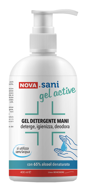 NOVA SANIGEL ACTIVE GEL DETERGENTE MANI 400 ML - farmacialombardia.it