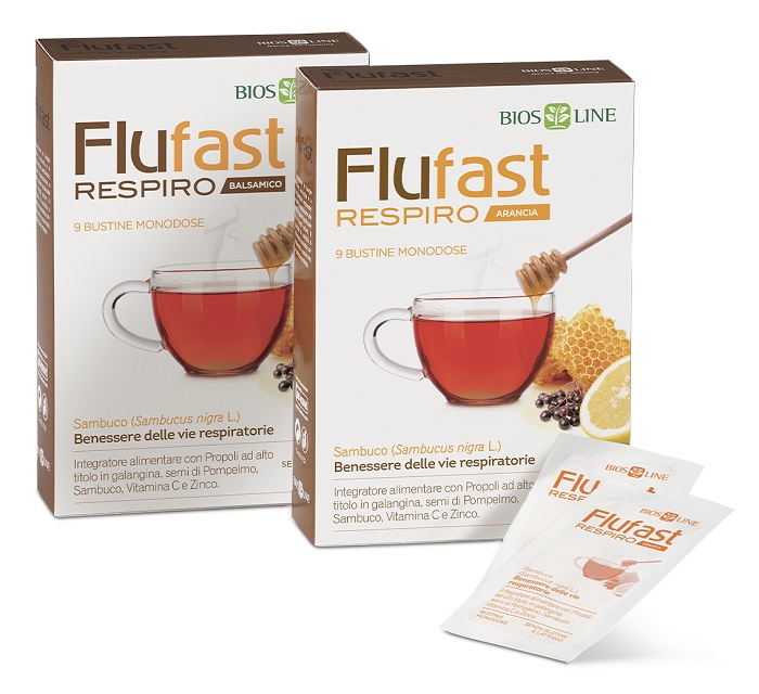 APIX PROPOLI FLUFAST RESPIRO ARANCIA 9 BUSTE BIOSLINE - farmacialombardia.it