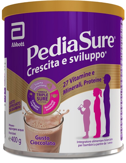 PEDIASURE CRESCITA&SVILUPPO CIOCCOLATO 400 G - farmacialombardia.it
