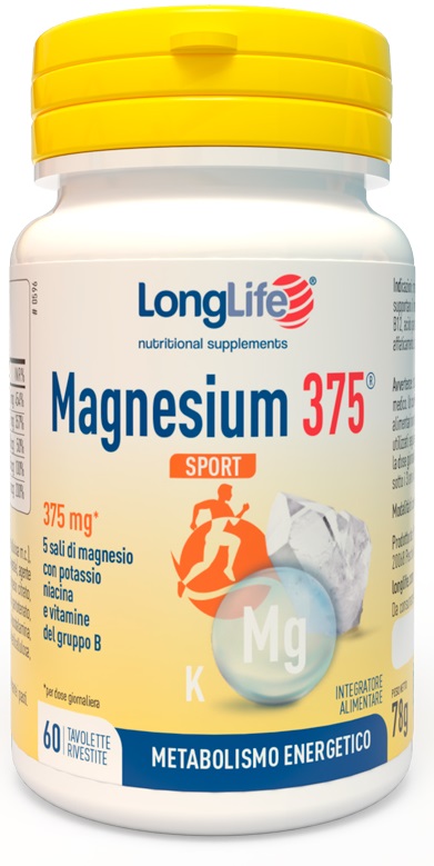 LONGLIFE MAGNESIUM 375 SPORT 60 TAVOLETTE - farmacialombardia.it