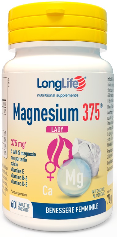 LONGLIFE MAGNESIUM 375 LADY 60 TAVOLETTE - farmacialombardia.it