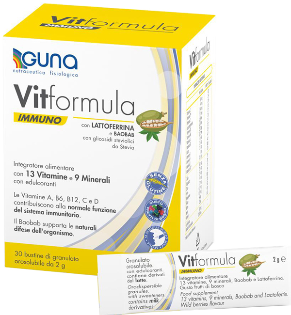 VITFORMULA IMMUNO 30 STICK DA 2 G - farmacialombardia.it