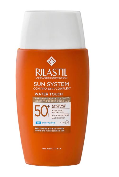 RILASTIL SUN SYSTEM WATER TOUCH COLOR FLUIDO SPF50+ 50 ML - farmacialombardia.it