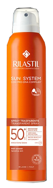 RILASTIL SUN SYSTEM TRASPARENT SPRAY SPF50+ 200 ML - farmacialombardia.it
