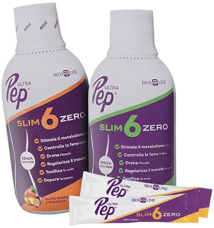 ULTRA PEP SLIM 6 ZERO ANANAS 500 ML BIOSLINE - farmacialombardia.it