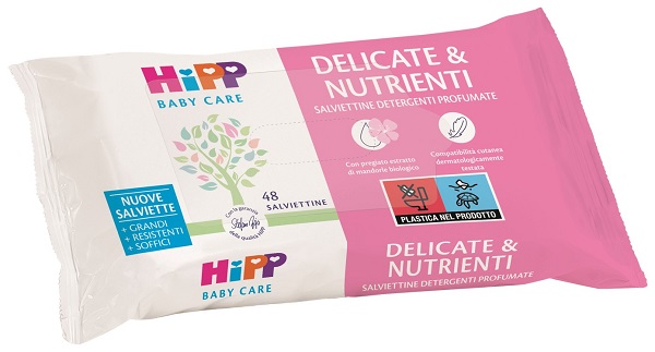 HIPP SALVIETTINE DELICATE & NUTRIENTI 48 PEZZI - farmacialombardia.it