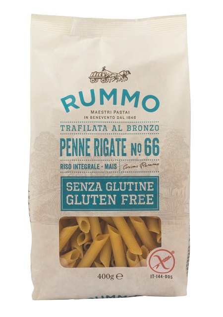 RUMMO PENNE RIGATE N66 DI RISO INTEGRALE E MAIS 400 G - farmacialombardia.it