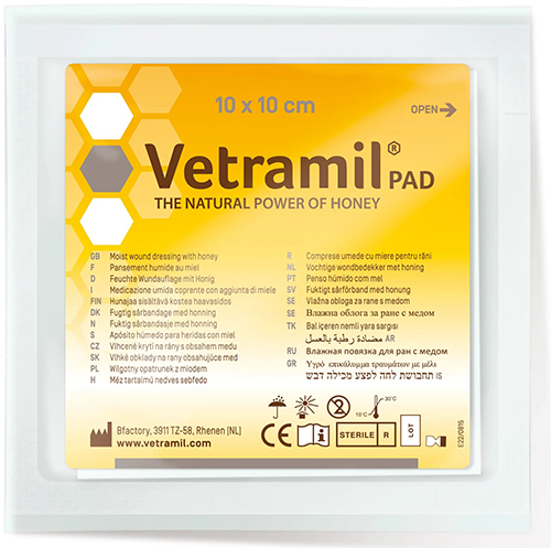 VETRAMIL PAD GARZA 10 X 10CM 5 PEZZI USO VETERINARIO - farmacialombardia.it