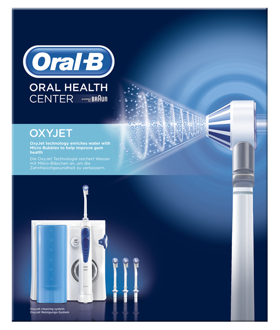ORAL-B ORAL HEALTH CENTER IDROPULSORE OXYJET MD20 - farmacialombardia.it