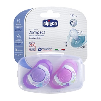 CHICCO SUCCHIETTO COMPACT GIRL S 16-36 MESI 2 PEZZI - farmacialombardia.it