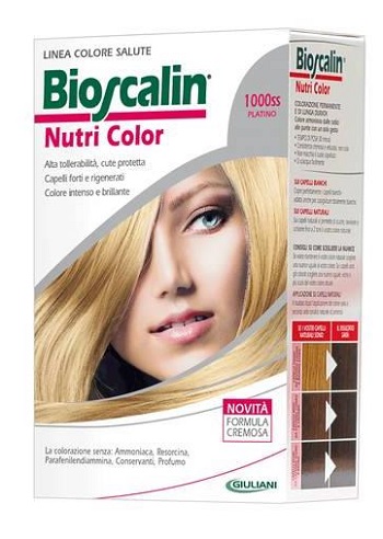 BIOSCALIN NUTRI COLOR 1000SS PLATINO SINCROB 124 ML - farmacialombardia.it