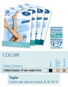 SAUBER COLLANT 70 DENARI MAGLIA LISCIA NERO 3 LINEA CLASSICA - farmacialombardia.it